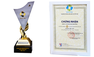 Công ty CP Nhựa Bình Minh vinh dự đạt thương hiệu quốc gia năm 2016-2018